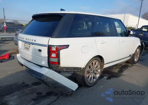 2017 Land Rover Range Rover 3.0L V6 Turbocharged Diesel Hse Td6 z USA, uszkodzony, nr VIN SALGS2FK0HA329535